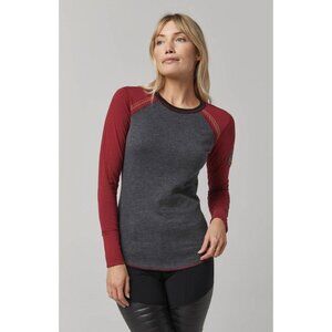 Alp N Rock Skye Crew Shirt Women's XL - Heather/Red